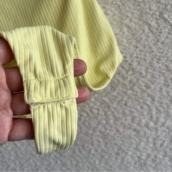 Privacy Please Revolve Women’s Bekka Canary Yellow Bodysuit Size Small‎ - Picture 10 of 16